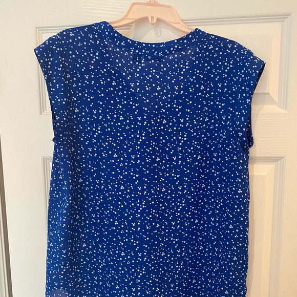 Halogen Royal Blue Splatter Top - Picture 2 of 3